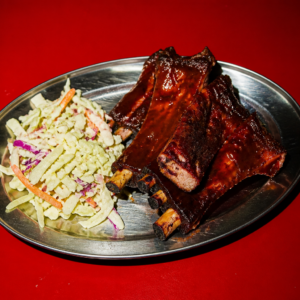 BBQ Ribs with Coleslaw