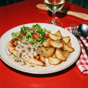 Chicken with Mushroom Sauce
